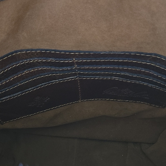 Patricia Nash Brown Leather Backpack - Picture 9 of 11